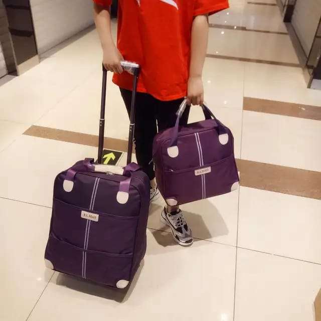 Wheeled Oxford Cloth Luggage, Hand Washable - Multipurpose Suitcase Set