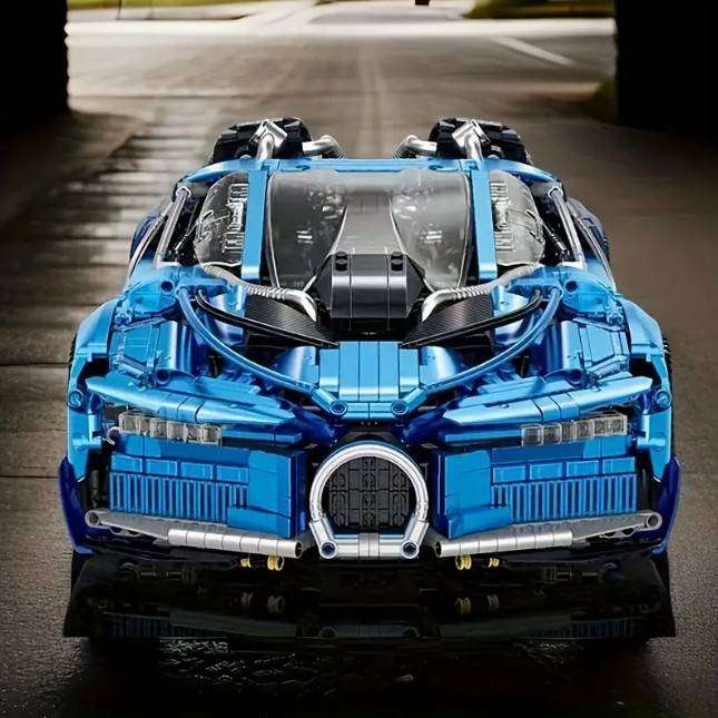 1-14 Scale Bugatti Chiron Look Alike Assembly Kit - 4130 Pieces