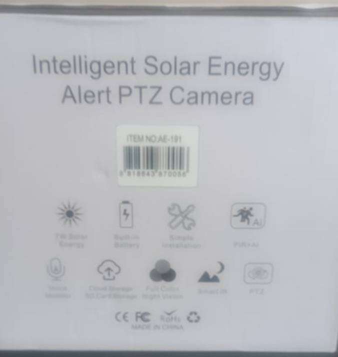 4G Outdoor Solar Camera with Dual Lens - V380 Pro App