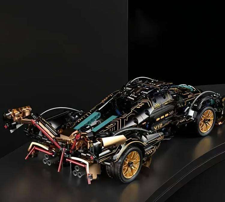 Sport Racing Car Building Block Set for Adults