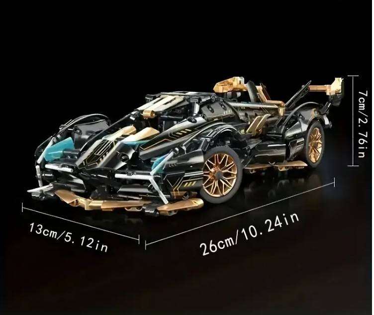 Sport Racing Car Building Block Set for Adults