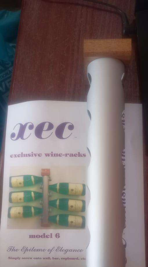 6 Bottle Wall Mount Wine Rack