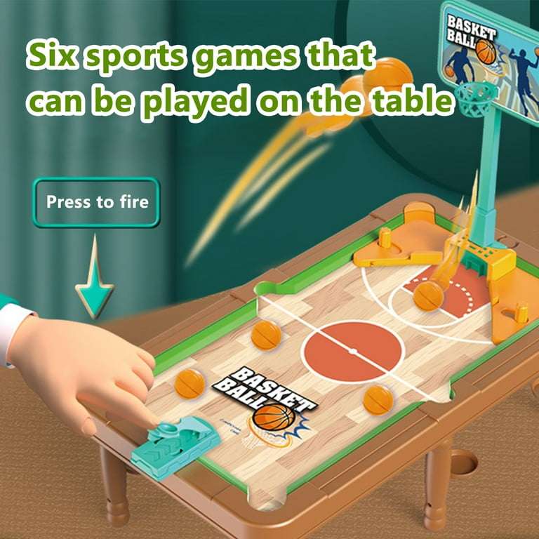 6-in-1 Multi Game Table for Kids