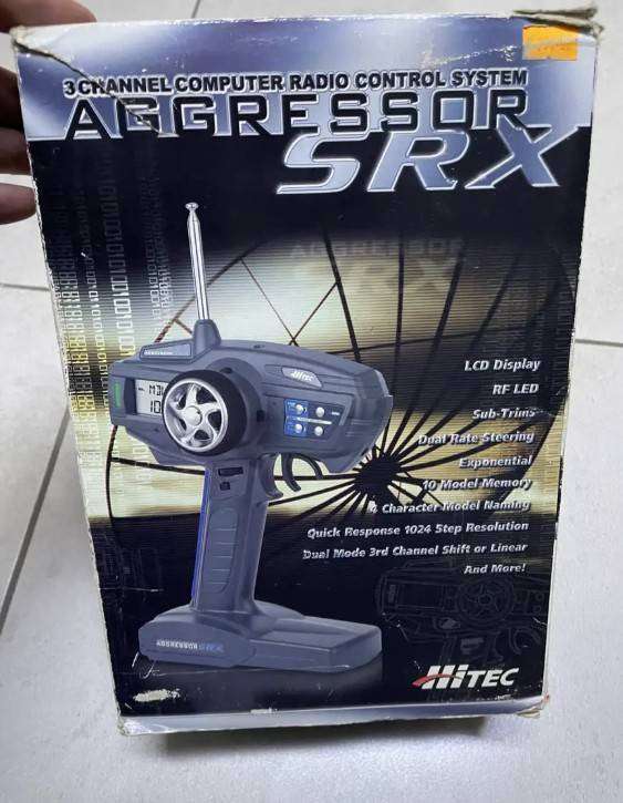 Hi-Tec Aggressor SRX R/C 3-Channel Programmable Pistol Radio Controller