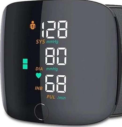 Rechargeable Wrist Blood Pressure Monitor With Voice Prompt