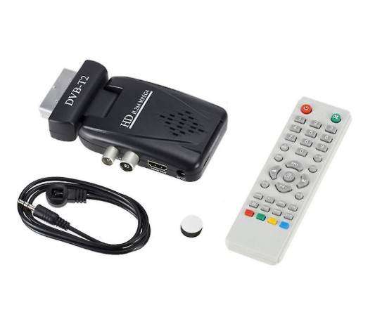 1080P Full HD Dvb T2 Tv Box - HD Mpeg Scart Dvb With Remote