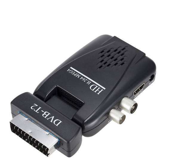 1080P Full HD Dvb T2 Tv Box - HD Mpeg Scart Dvb With Remote