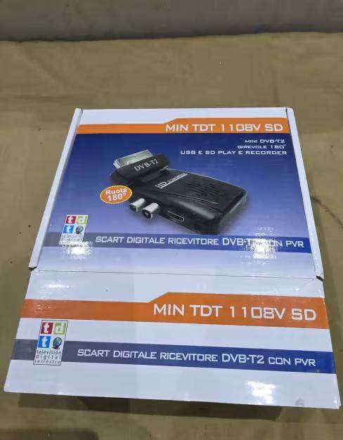 1080P Full HD Dvb T2 Tv Box - HD Mpeg Scart Dvb With Remote