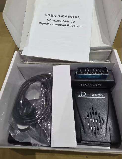 1080P Full HD Dvb T2 Tv Box - HD Mpeg Scart Dvb With Remote