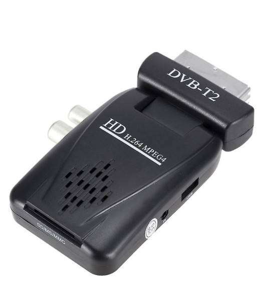 1080P Full HD Dvb T2 Tv Box - HD Mpeg Scart Dvb With Remote