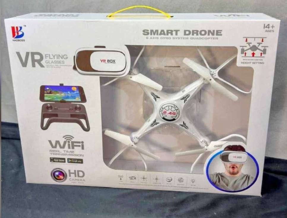 Haoboss Smart 6 Axis Drone With Camera - VR Glasses Included - WIFI Real Time Transmission