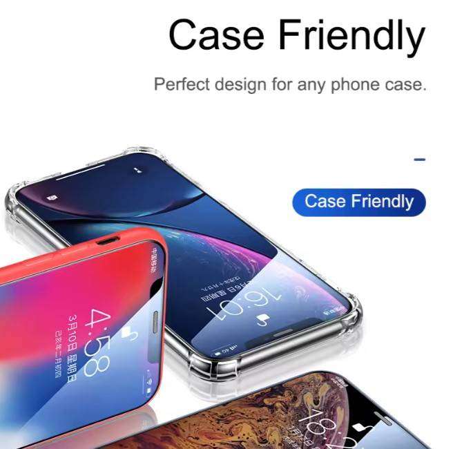 LITO D+ Dustproof Tempered Glass Screen Protector For iPhone 11 Pro Max-Black Edge