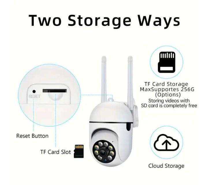 JOOAN 2-Way Audio Wireless Security Camera + 10m USB power cable