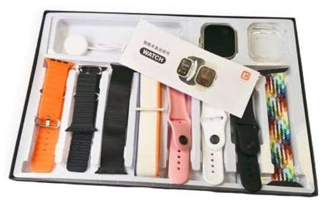 MCR-200 10 in 1 Smart Watch Set With 8 Straps