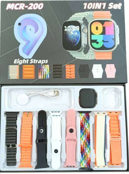 MCR-200 10 in 1 Smart Watch Set With 8 Straps