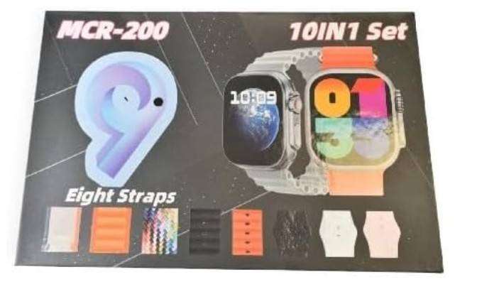 MCR-200 10 in 1 Smart Watch Set With 8 Straps