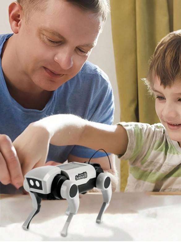 DIY Mechanical Robot Dog and Cat Kit Remote Control Walking Toy