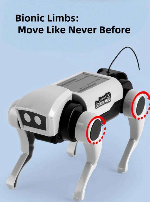 DIY Mechanical Robot Dog and Cat Kit Remote Control Walking Toy