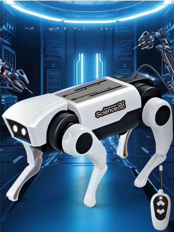 DIY Mechanical Robot Dog and Cat Kit Remote Control Walking Toy