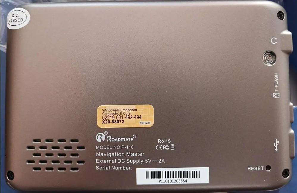 4.3" Roadmate Navigation GPS P110