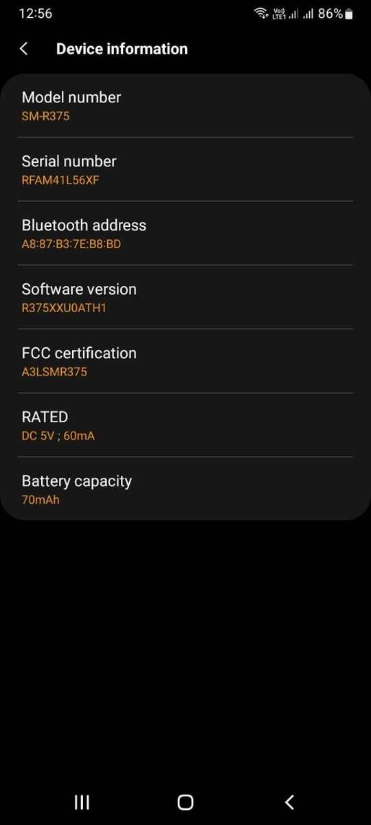 Samsung Galaxy Fit e - Black