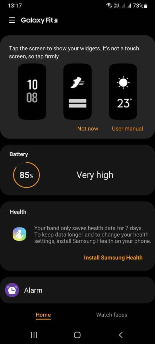 Samsung Galaxy Fit SM375 - Black