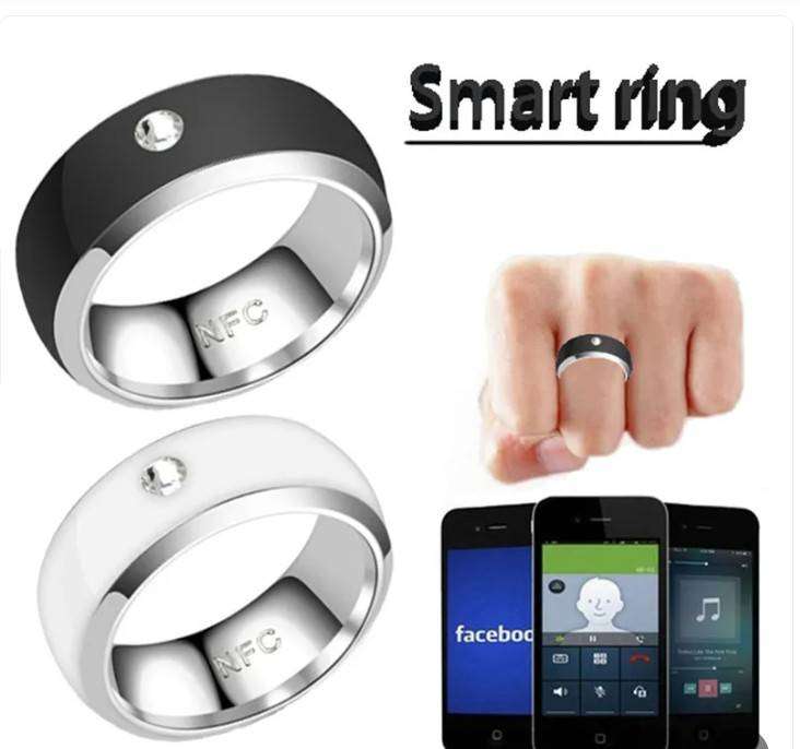 NFC Ring - Size 13 - Black & Silver