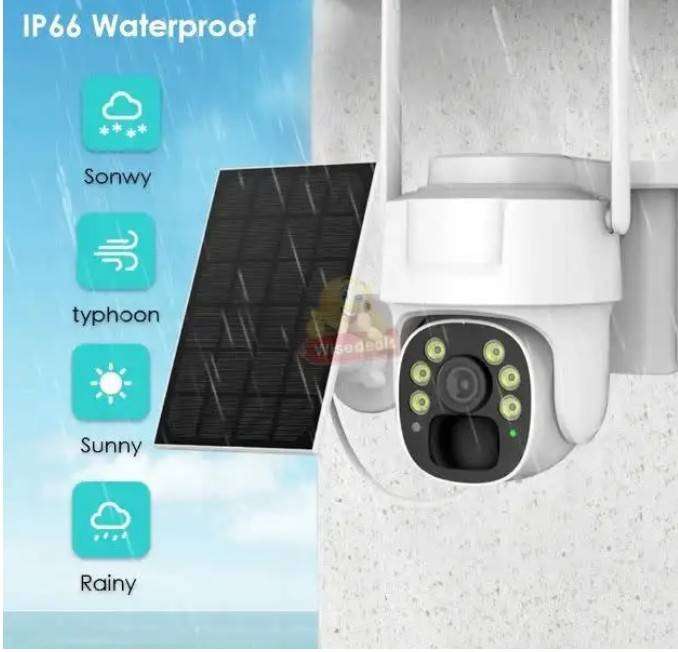 Intelligent Solar Energy Alert PTZ Camera - WIFI