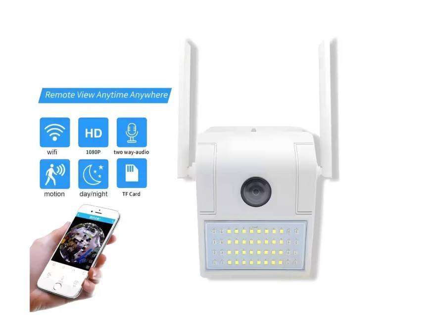 Smart Induction Outdoor  Camera With Motion Detection And Light