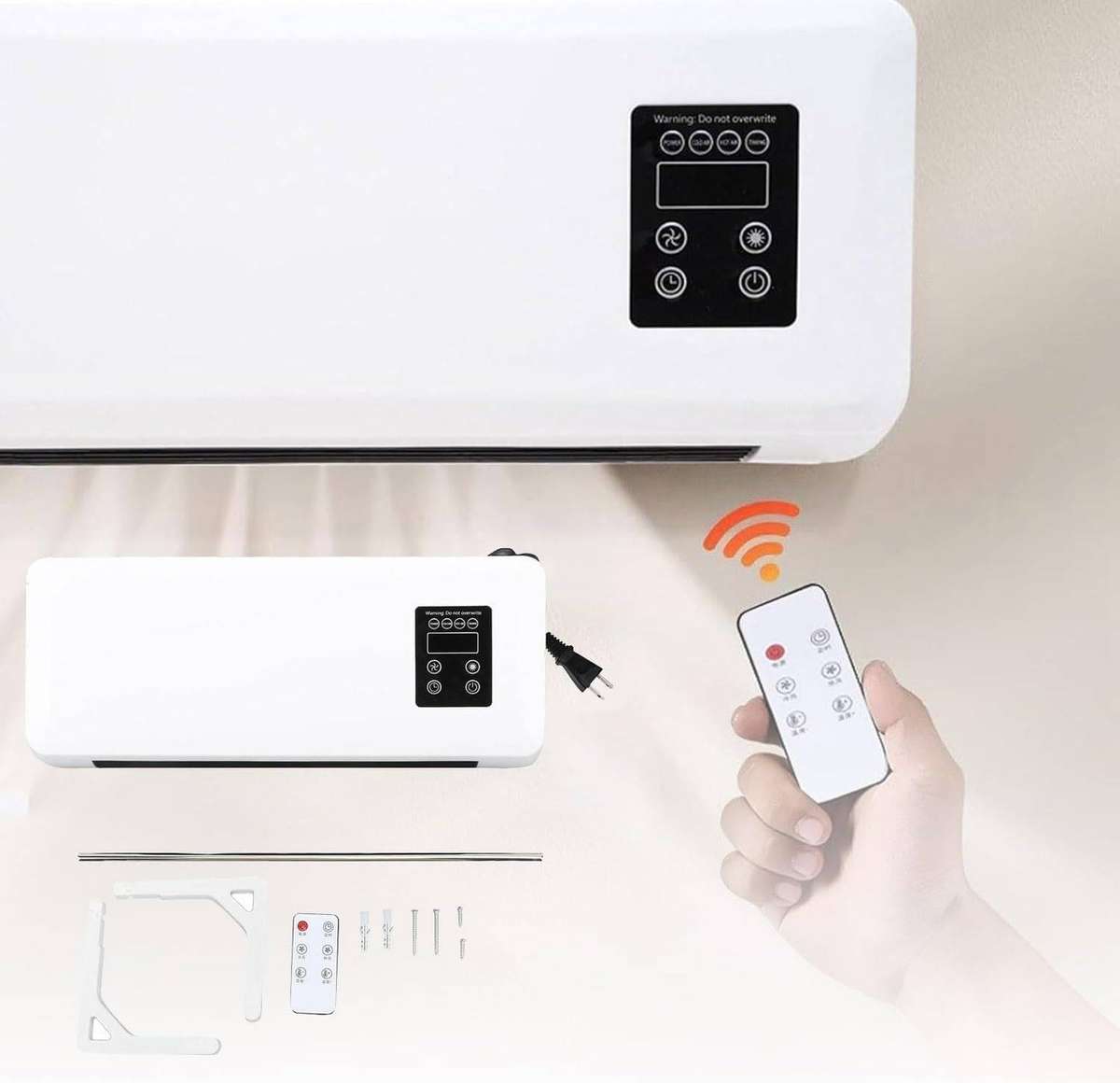 Wall Mounted Desktop 2in1 Electric Heater Air Conditioner