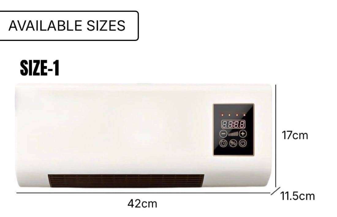 Wall Mounted Desktop 2in1 Electric Heater Air Conditioner