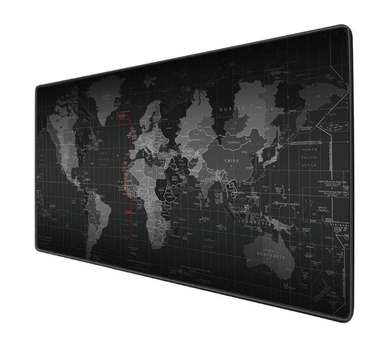 World Map Anti-Slip Mouse Pad