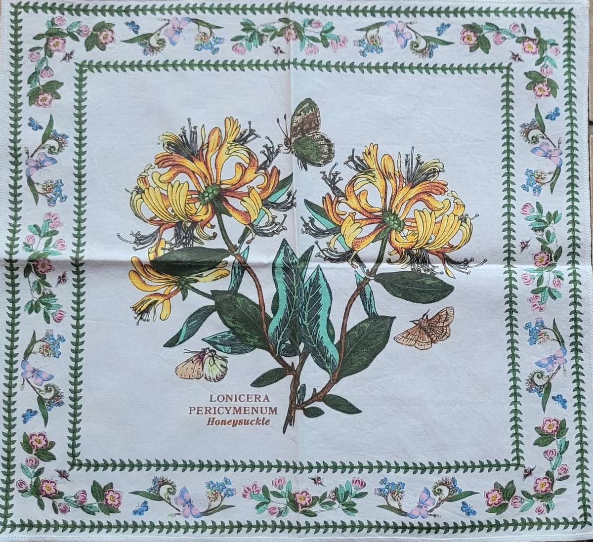 Four Vintage Portmeirion Botanic Garden serviettes