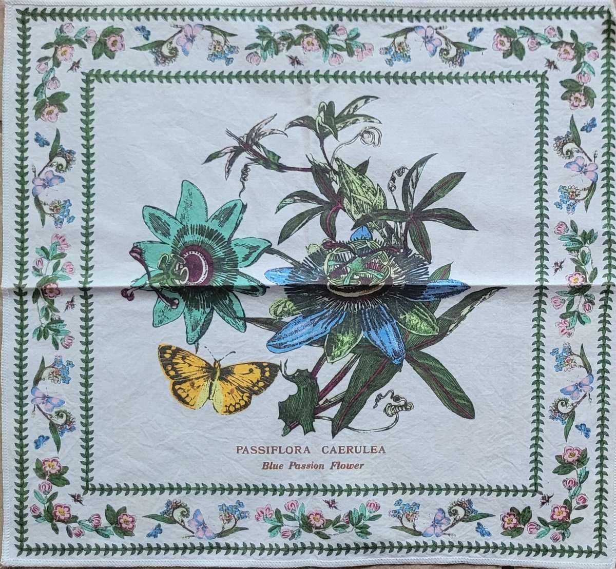 Four Vintage Portmeirion Botanic Garden serviettes