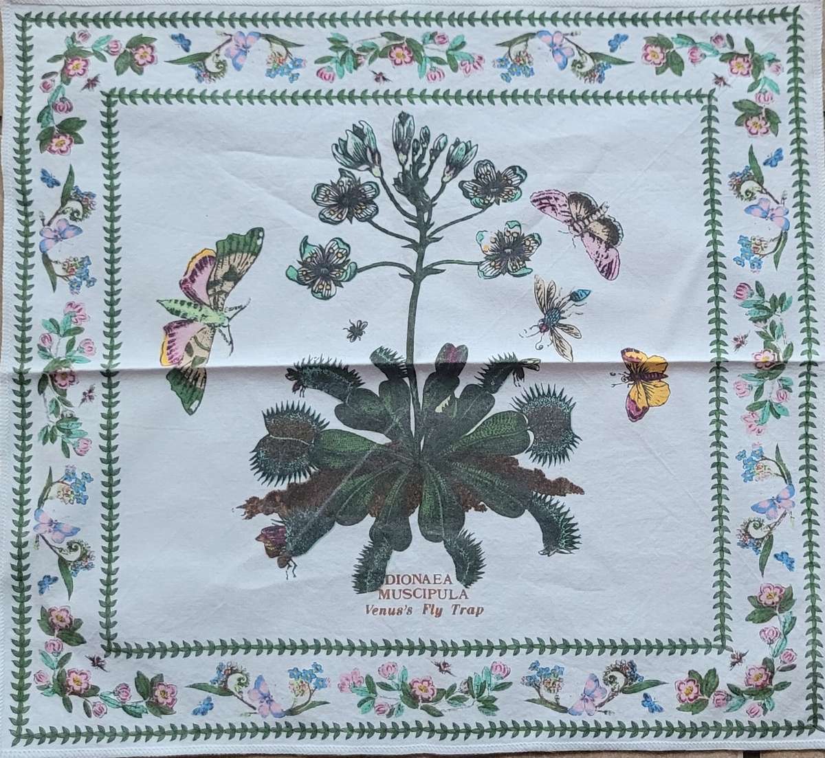 Four Vintage Portmeirion Botanic Garden serviettes