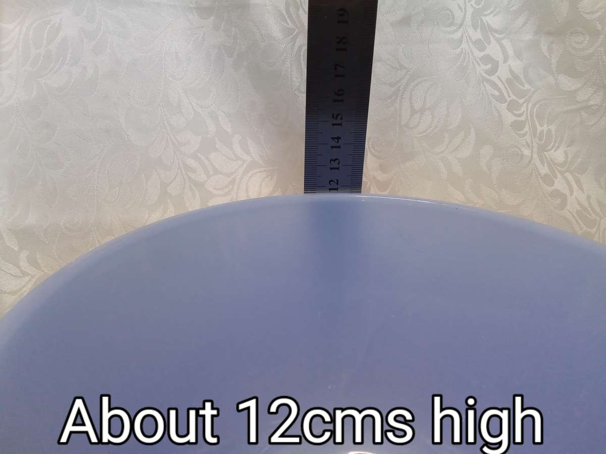 Charming blue milk glass bowl