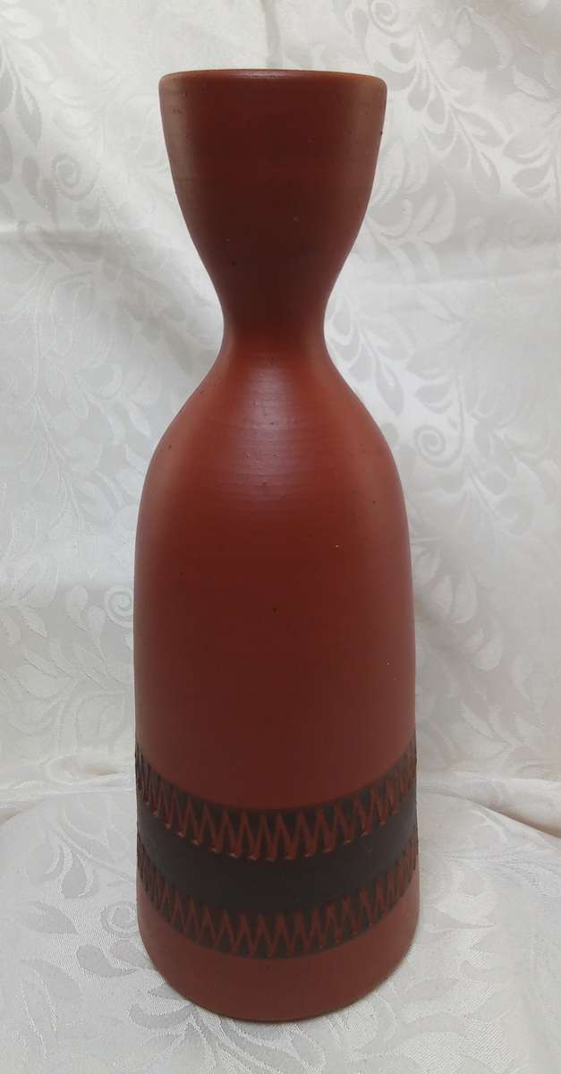Quality vintage handmade pottery vase by Alois Böhm, c. 1950's
