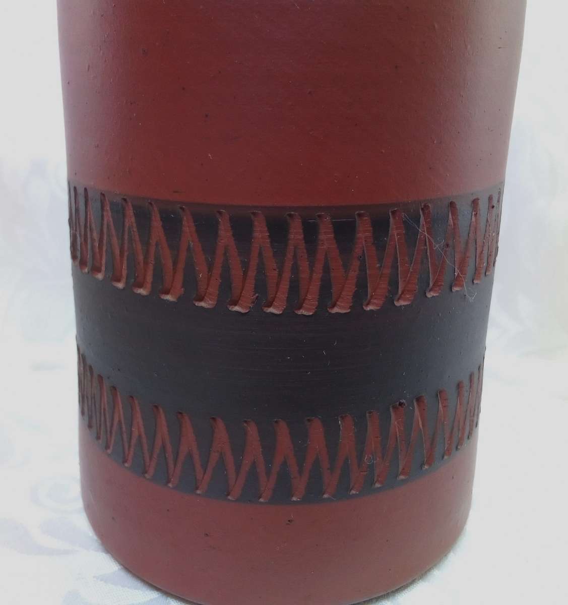 Quality vintage handmade pottery vase by Alois Böhm, c. 1950's