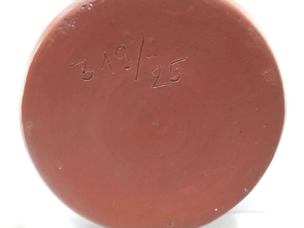 Quality vintage handmade pottery vase by Alois Böhm, c. 1950's