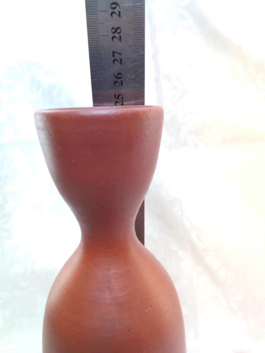 Quality vintage handmade pottery vase by Alois Böhm, c. 1950's