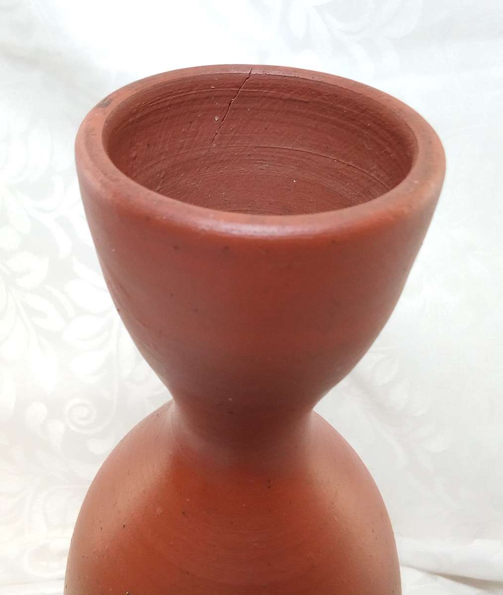 Quality vintage handmade pottery vase by Alois Böhm, c. 1950's