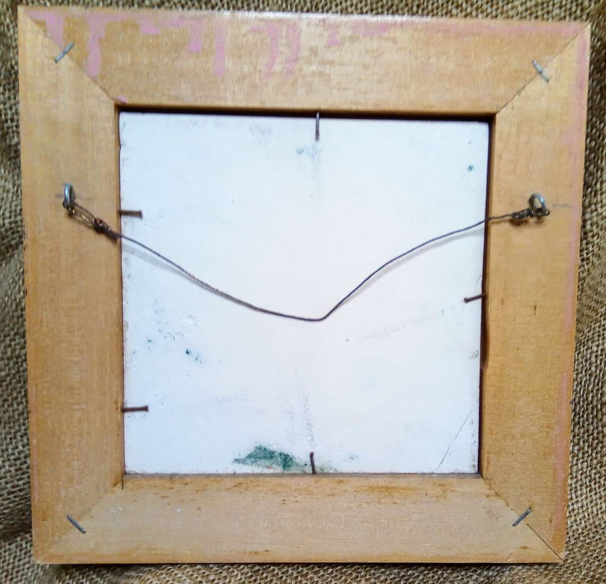 Stunning set of framed art nouveau style tiles