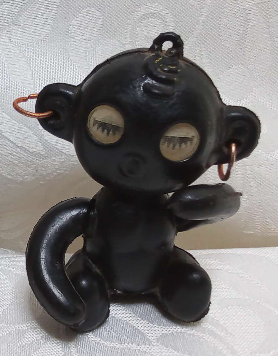 Vintage 1950's Japan Winky Blinky Takara Dakko-Chan Doll Figurine - Lenticular Eyes