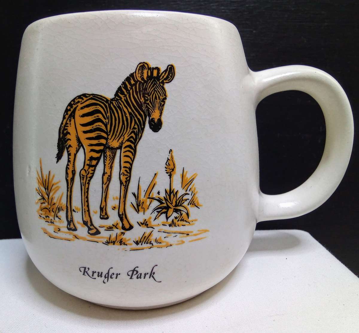 Vintage Kruger national park coffee mug