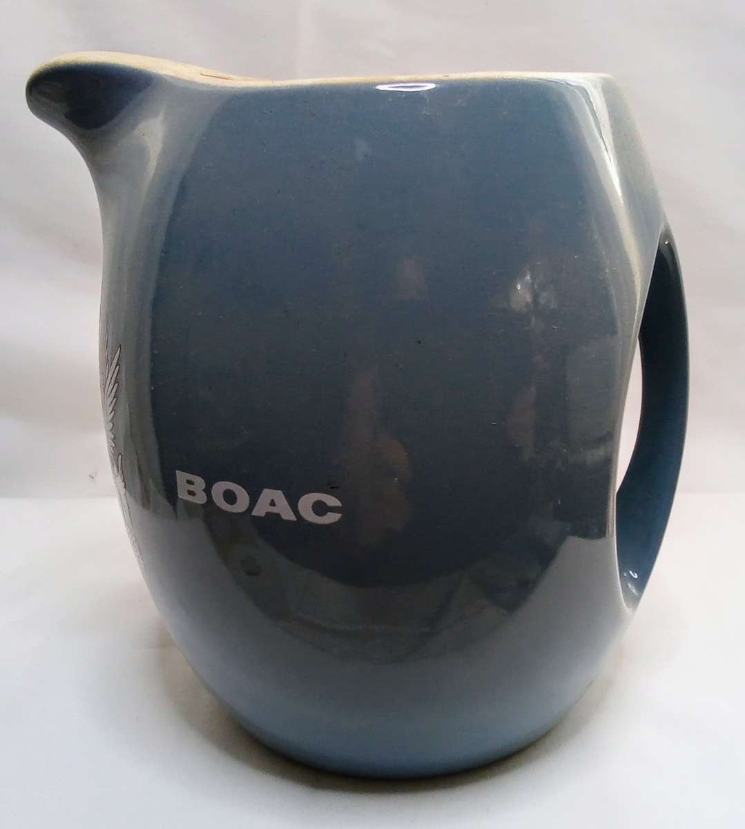 Vintage B.O.A.C 1960's Water Jug by Wade