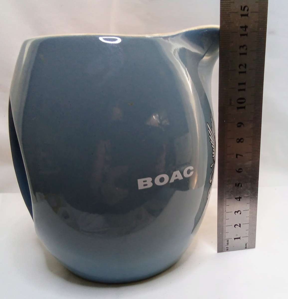 Vintage B.O.A.C 1960's Water Jug by Wade