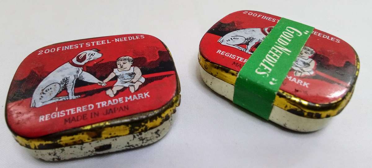 Vintage "Dog & Baby" steel gramophone Phonograph Needles