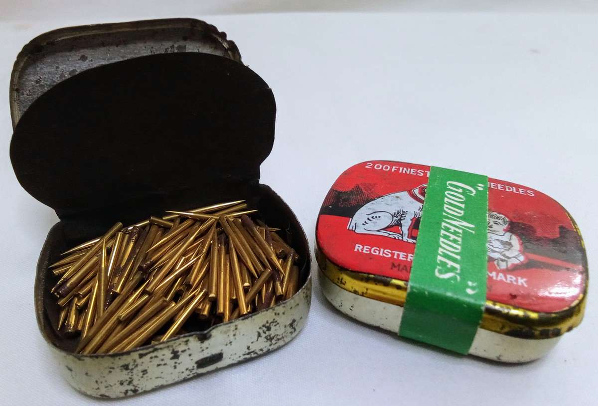 Vintage "Dog & Baby" steel gramophone Phonograph Needles