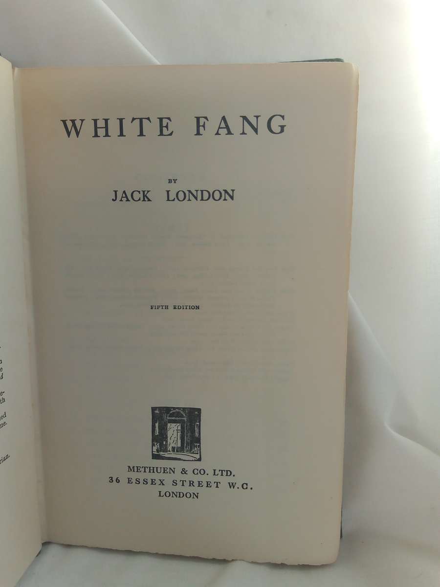 White Fang Jack London Methuens Modern Classics