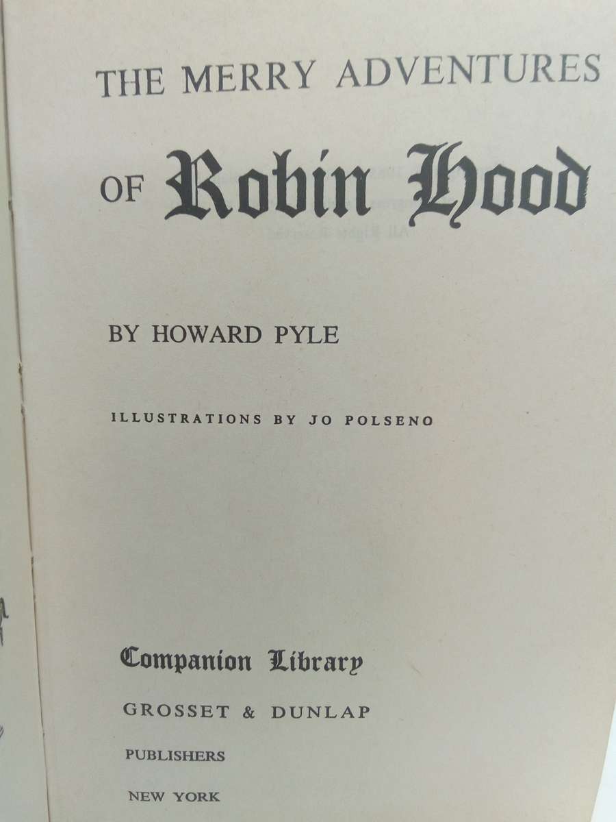 1963 "Robin Hood & The Little Lame Prince" Companion Library